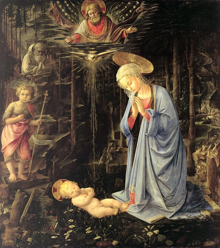Filippo Lippi - L'adorazione nella foresta